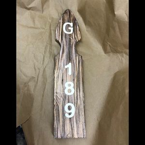 Hand Painted Address Plaque